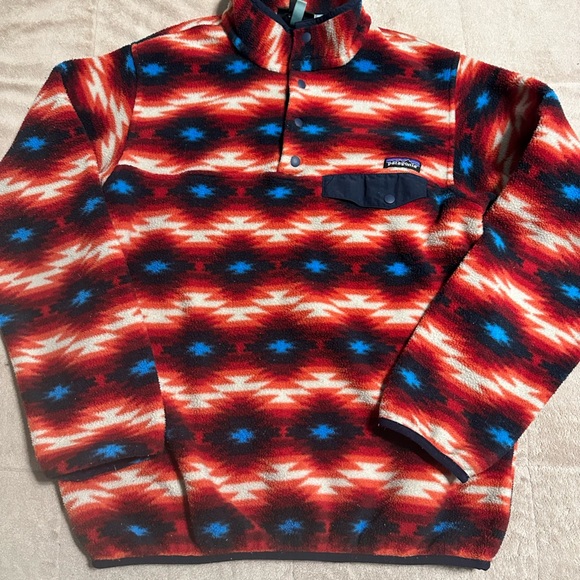 Patagonia Jackets & Blazers - Women’s Patagonia Synchilla 1/4 Zip Aztec Southwest Size Large Fleece